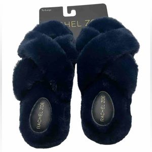 Rachel Zoe | Fuzzy Slide on Slippers | Size: XL (W9.5-10.5) | ✨New✨